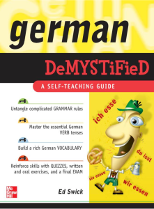 Rich Results on Google's SERP when searching for 'German Demystified A Self Teaching Guide Book'
