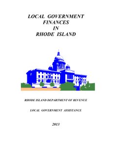 Rich Results on Google's SERP when searching for 'Local Government Finances in Rhode Island'