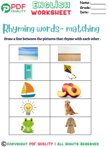 Rhyming with pictures