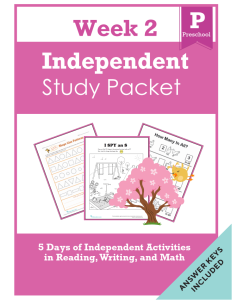 independent-study-packet-preschool-week-2