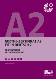 Rich Results on Google's SERP when searching for 'Goethe Zertifikat A2 Fit In Deutsch 2'