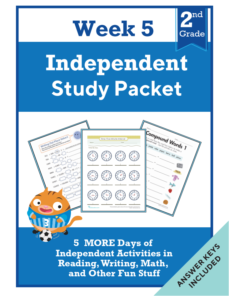 independent-study-packet-2nd-grade-week-5